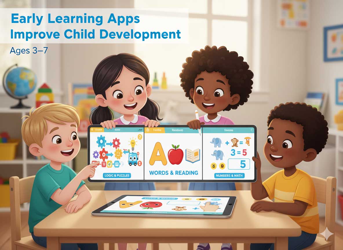 How Early Learning Apps Improve Child Development at Ages 3–7